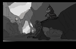 Pyre_Concept Art, Hunters Lodge