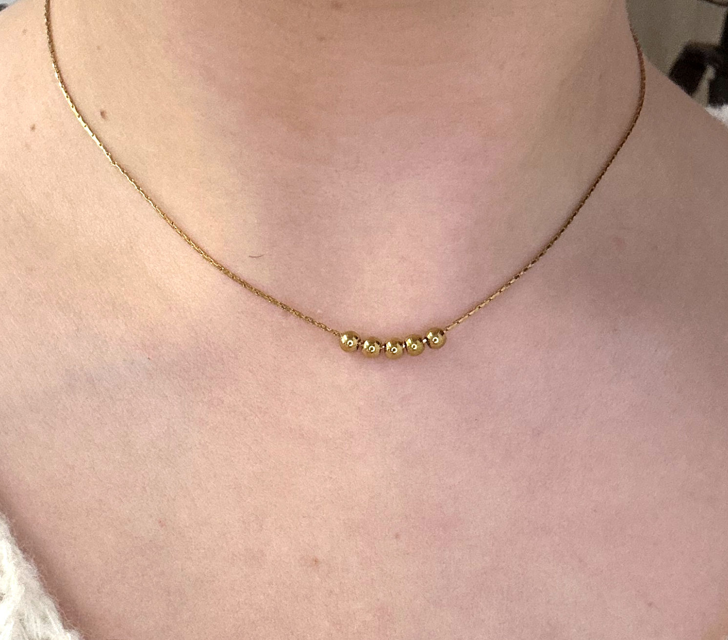 collier doré