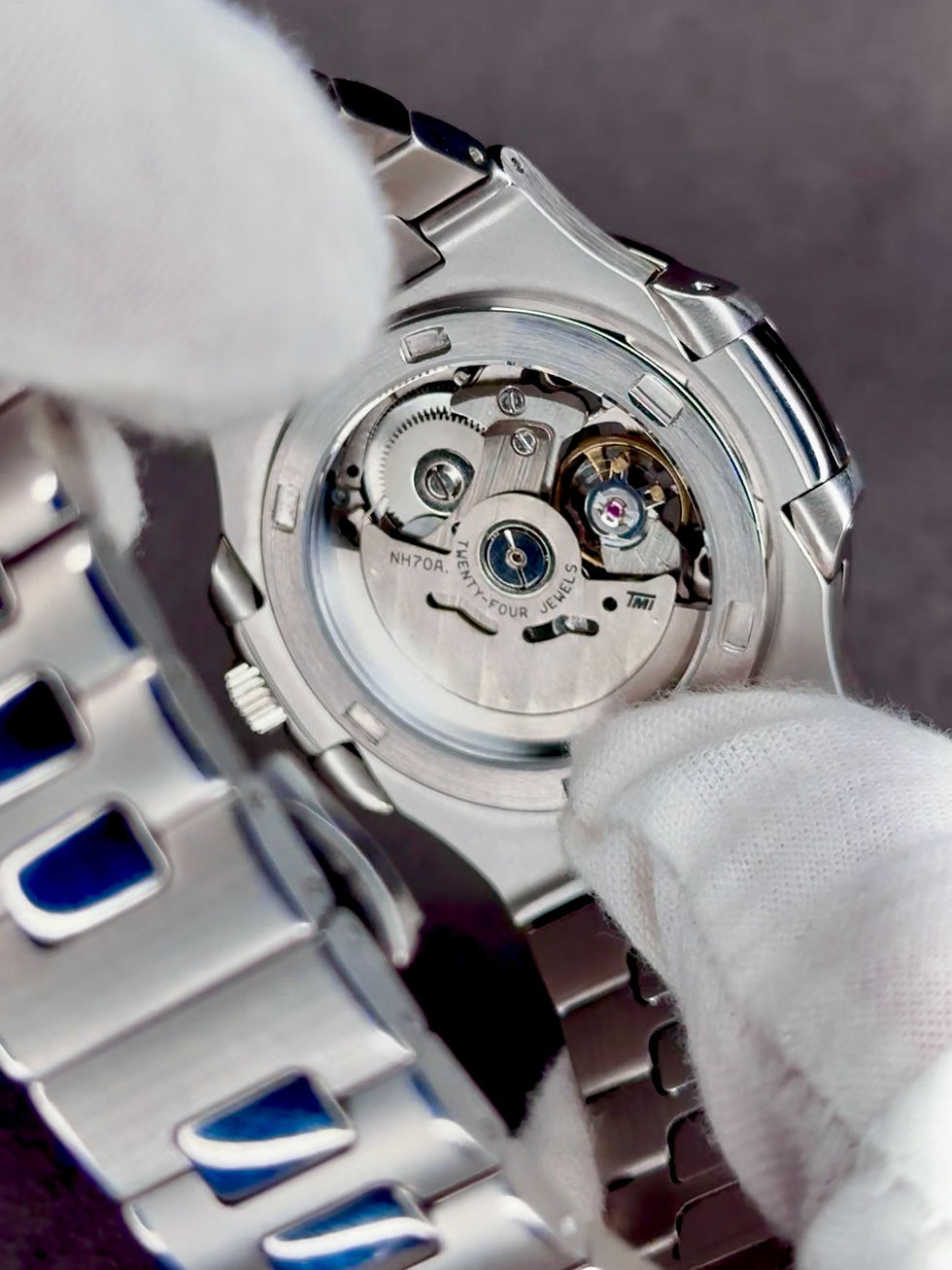 Thumbnail: Custom 40mm Skeleton Mod Watch, Japan NH70 Movement & Sapphire Crystal 100m WR