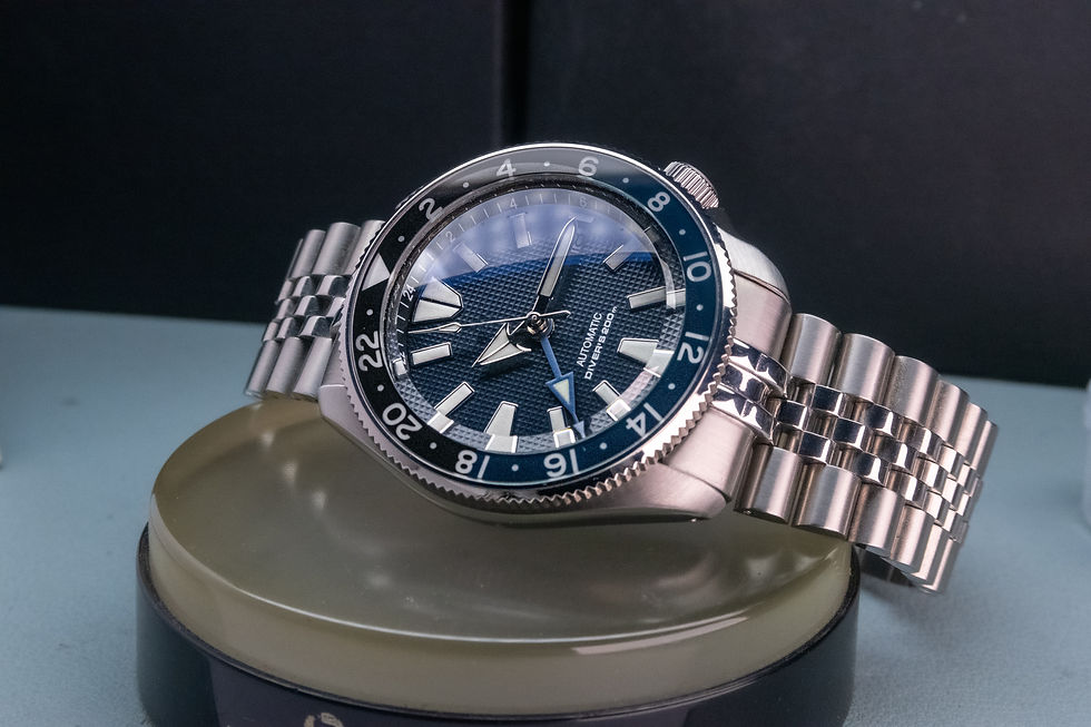 Thumbnail: NEW!! 'Moonlight Shadow' GMT 42mm NH34A 200m WR Mod Watch