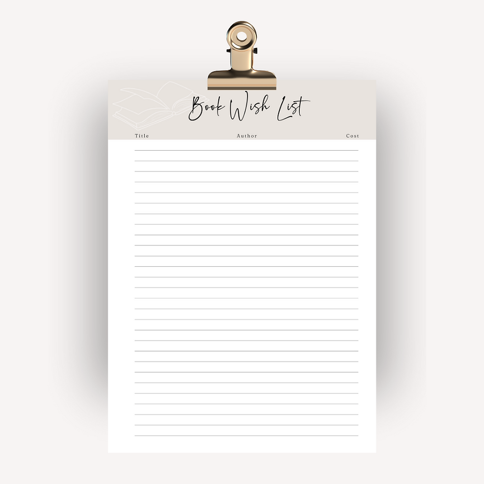 Thumbnail: Sand - Reading Journal Pages