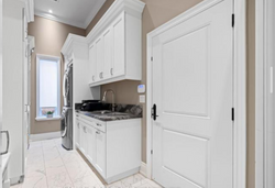 Main floor laundry + mud room