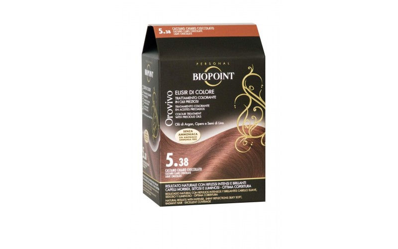 Ngjyrë për flokë Biopoint Orovivo, 5.38, çokollatë e çeltë, 100 ml