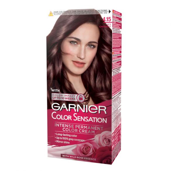 Ngjyrë për flokë Garnier Color Sensation 4.15 Icy Chestnut