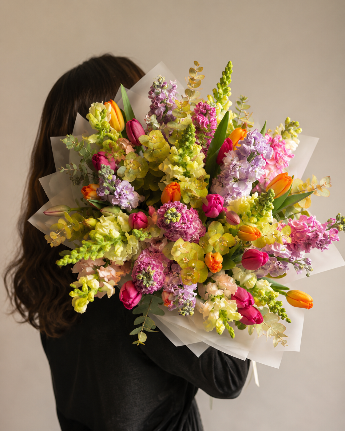 colorful spring summer bouquet