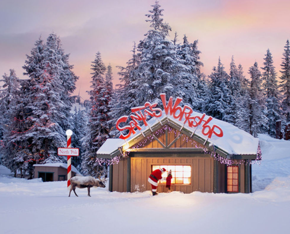 Peak of Christmas at Grouse Mountain
