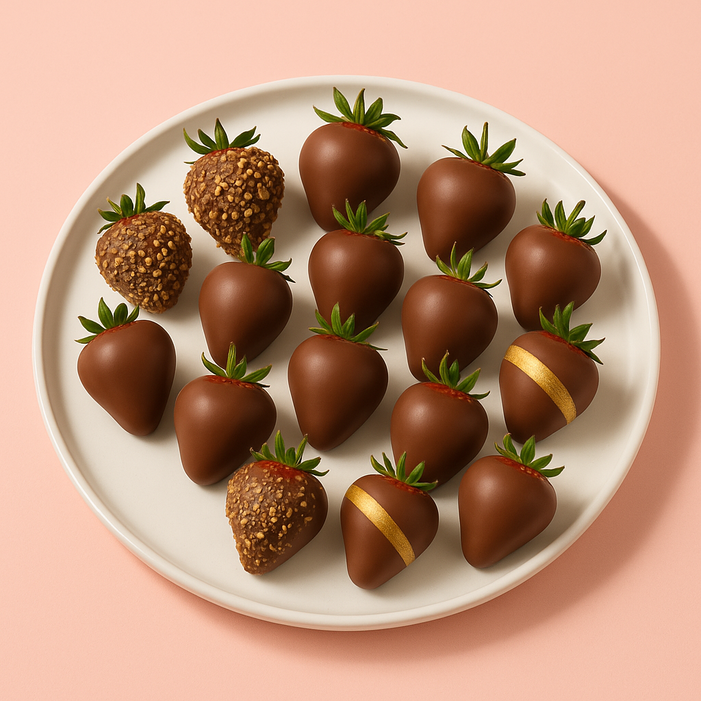 chocolate milk vancouver desserts strawberries dipped same day delivery