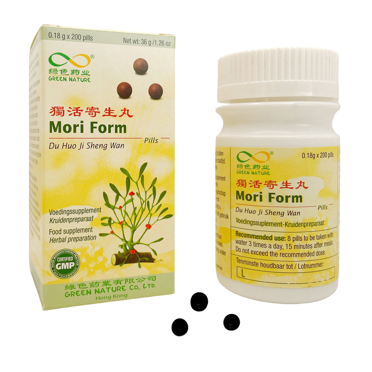Du Huo Ji Sheng Wan (Mori Form), Green Nature