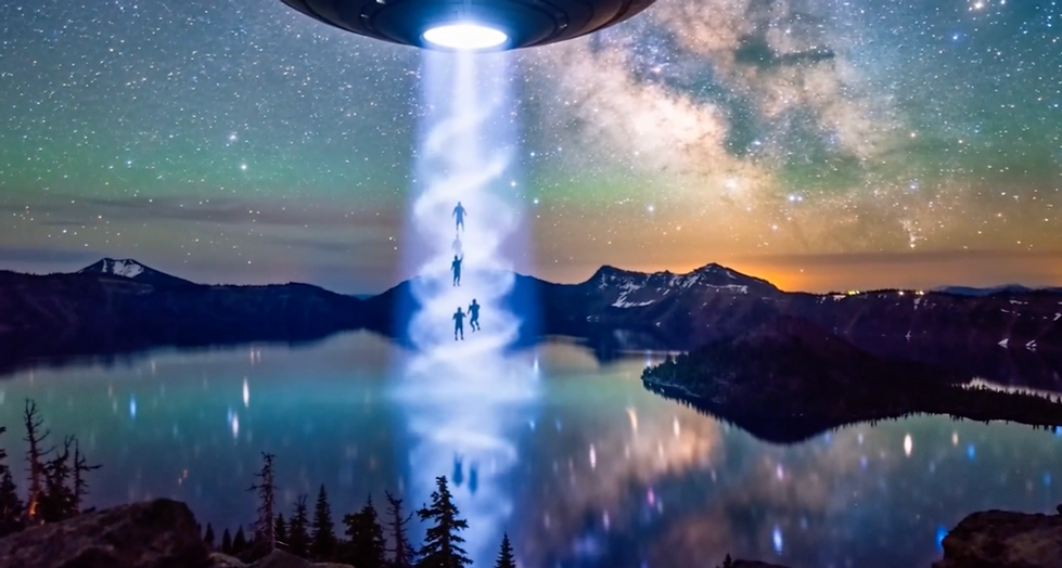 Behold Solarius humans beamed into spaceship