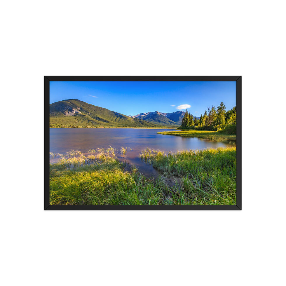 Thumbnail: Framed poster - Vermilion Lake - Banff National Park - Canada