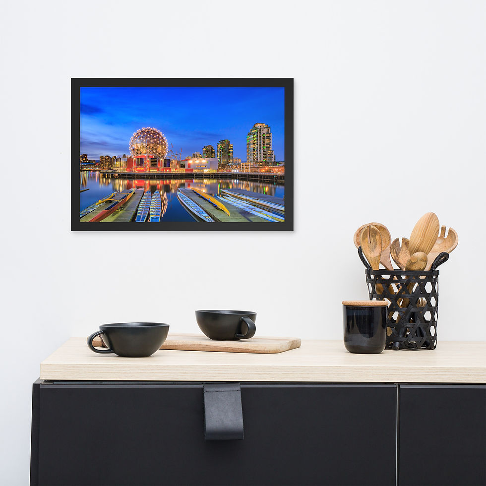 Thumbnail: Framed Poster - Science World - Vancouver, Canada
