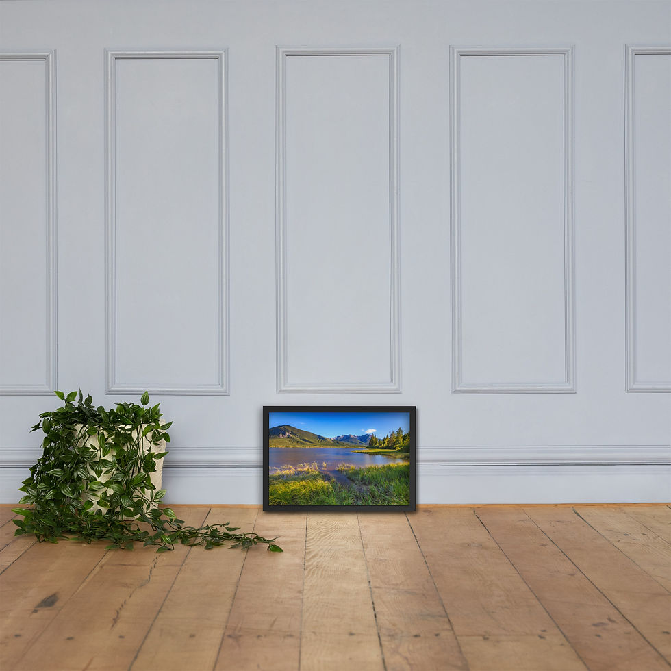 Thumbnail: Framed poster - Vermilion Lake - Banff National Park - Canada