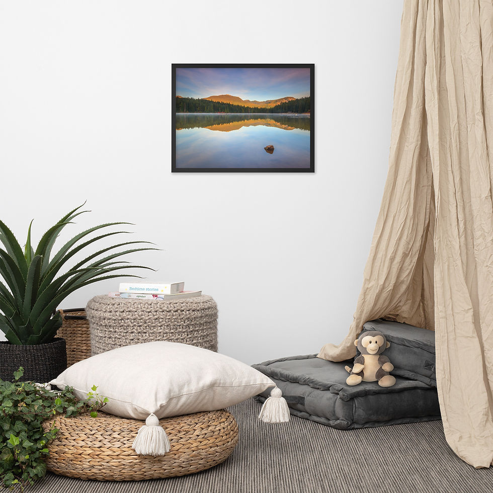 Thumbnail: Framed poster - Lost Lake - Whistler, British Columbia - Canada