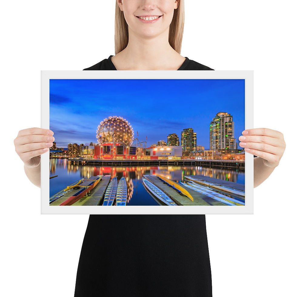 Thumbnail: Framed Poster - Science World - Vancouver, Canada