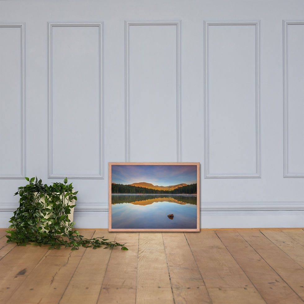 Thumbnail: Framed poster - Lost Lake - Whistler, British Columbia - Canada