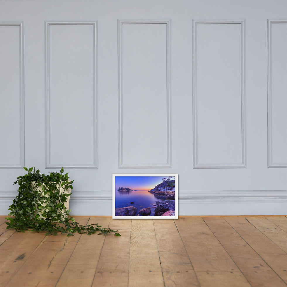 Thumbnail: Framed poster - Whytecliff Park - West Vancouver - British Columbia, Canada
