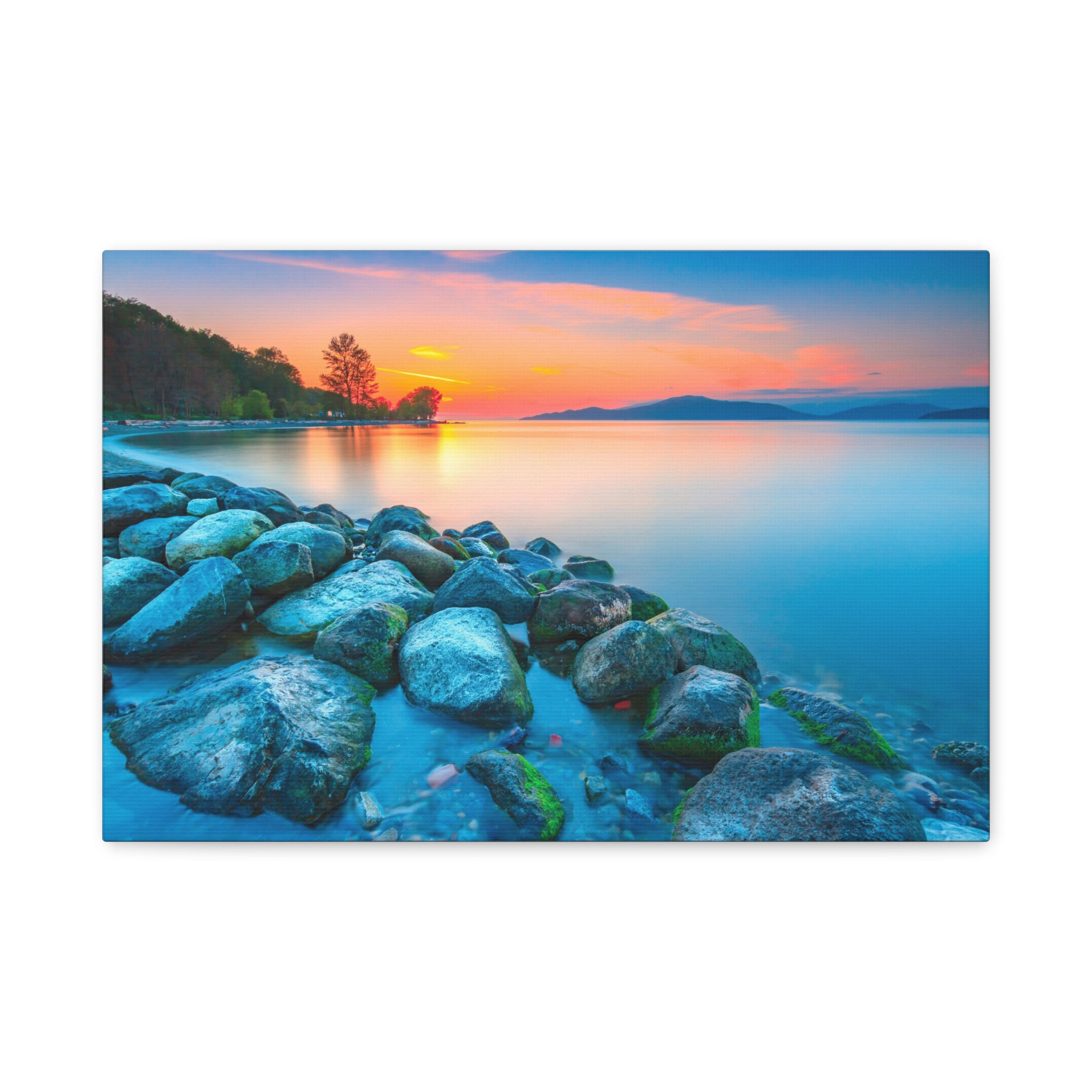 Canvas Print - Spanish Banks Sunset