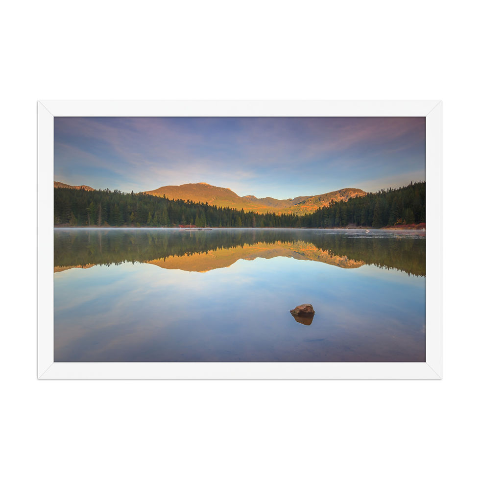 Thumbnail: Framed poster - Lost Lake - Whistler, British Columbia - Canada