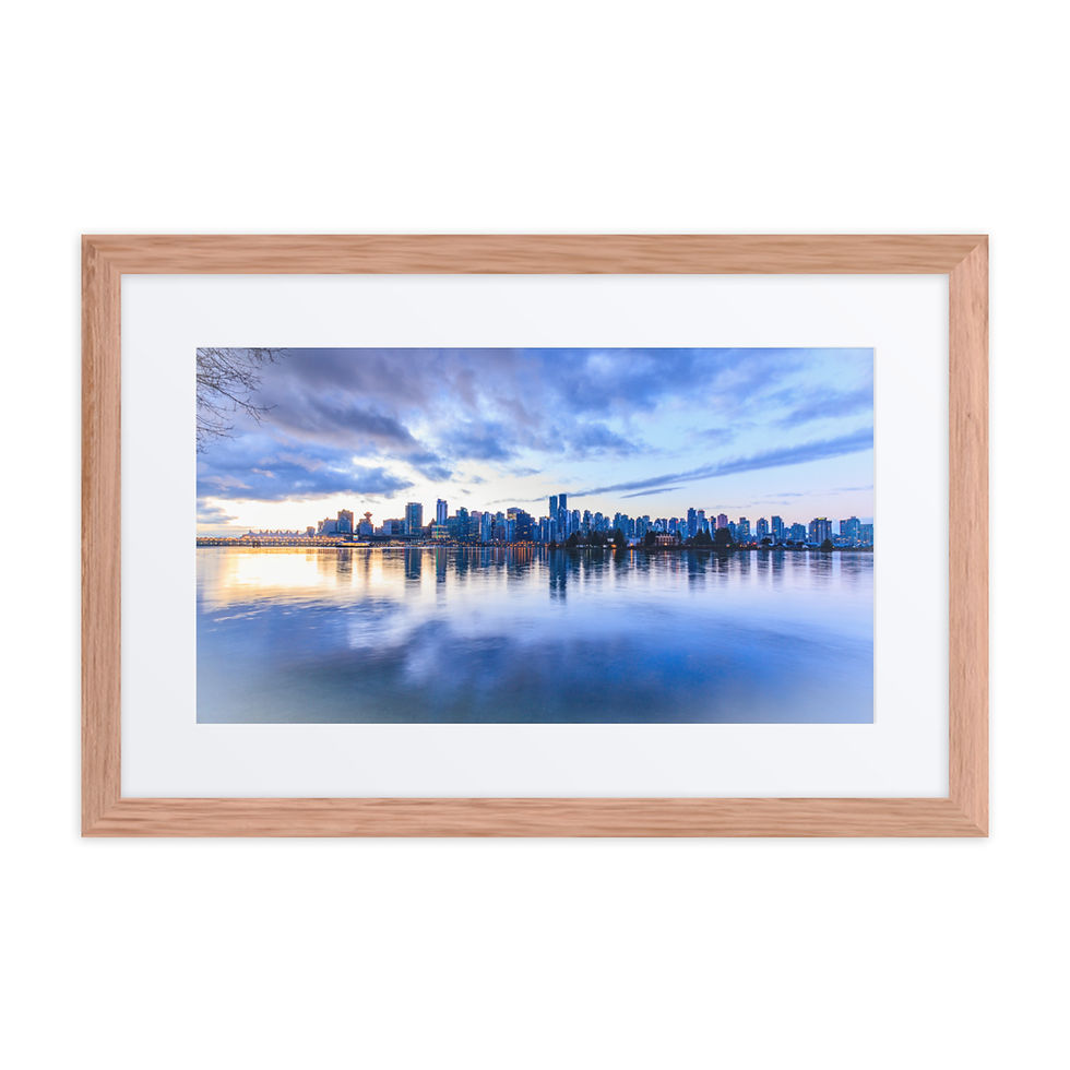 Thumbnail: Framed poster - Waterfront - Vancouver, Canada
