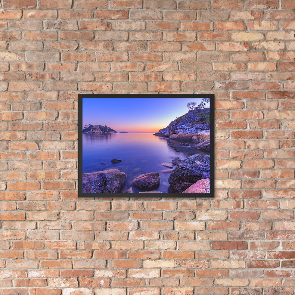 Thumbnail: Framed poster - Whytecliff Park - West Vancouver - British Columbia, Canada