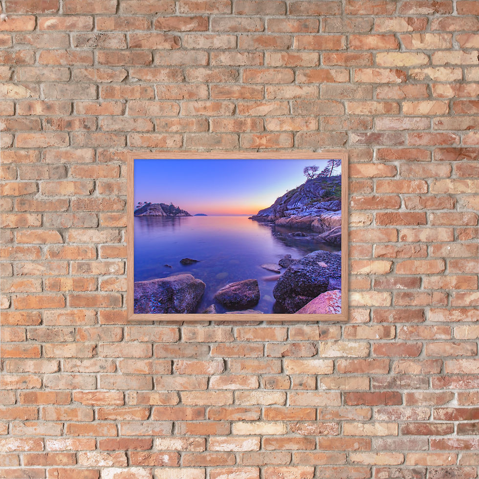 Thumbnail: Framed poster - Whytecliff Park - West Vancouver - British Columbia, Canada