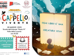 “Il cappello vivente”: “Il Maggio dei Libri” 2026 dell’Alario dedicato ai più piccoli
