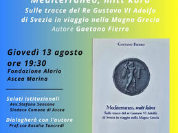 Ad Ascea Marina la presentazione del libro “Mediterraneo, mitt kära” di Gaetano Fierro