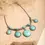 Thumbnail: TURQUOISE MEDALLION NECKLACE