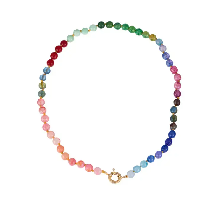 Thumbnail: GLASS MIXED NECKLACE