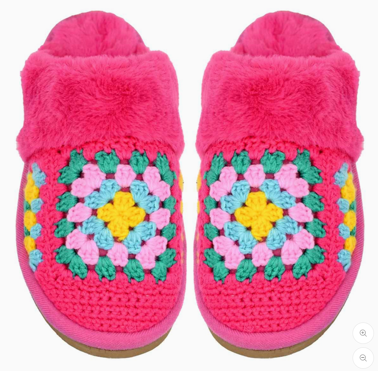 GRANNY SQUARE SLIPPERS