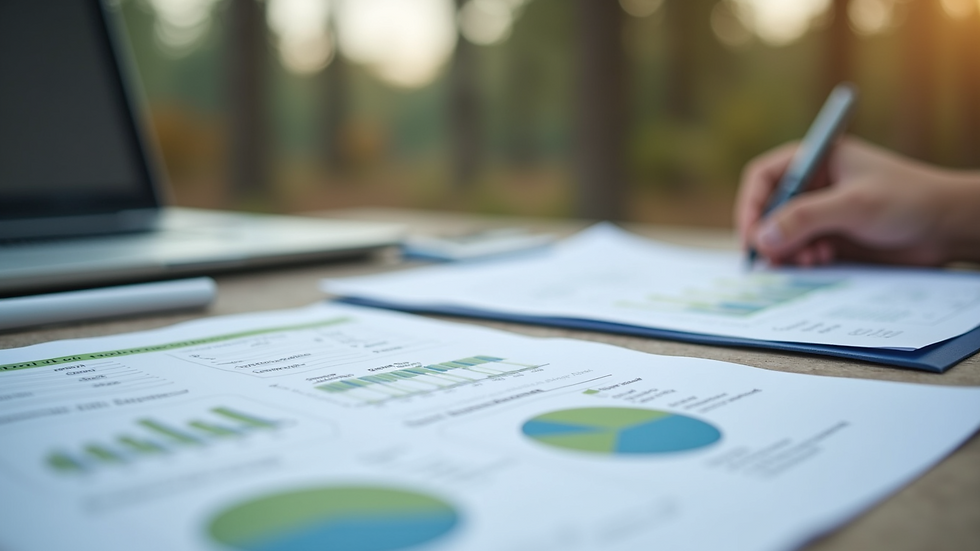Close-up view of a Phase One Environmental Site Assessment report