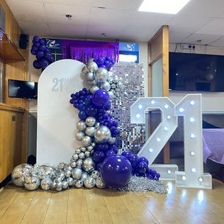 5-foot LED light-up number and letter marquee sign with bright glowing bulbs, perfect for parties and events