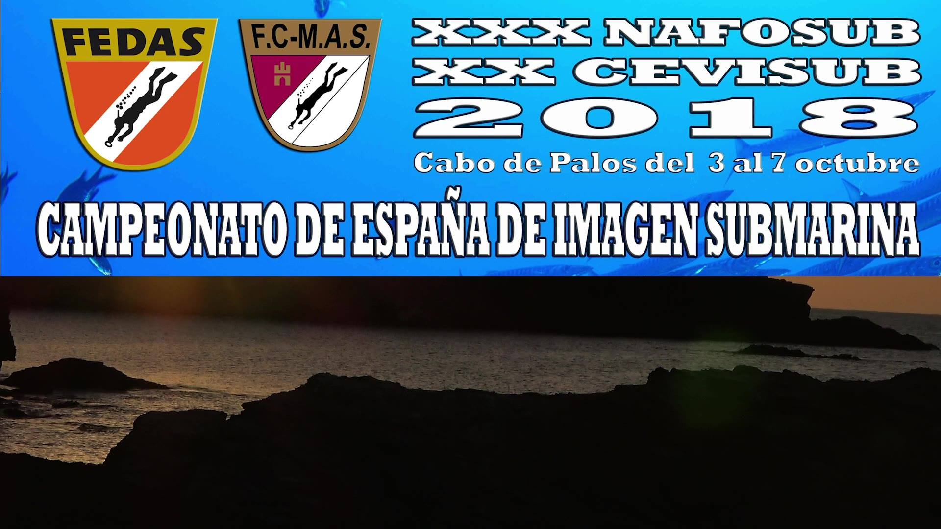 VIDEO MAKE IN OFF CAMPEONATO DE ESPAÑA DE FOTOGRAFÍA Y VIDEO SUBMARINO
Un placer haber participado como miembro del jurado y haber elaborado el video, junto con David Serrano. Gracias a Carlos Villoch, Fabian Alvarez y Comité de imagen FEDAS por alg
