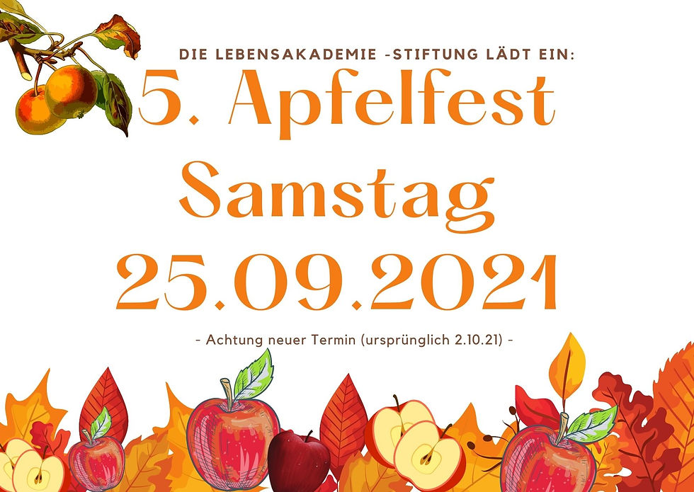 Apfelfest im Stiftungsgarten