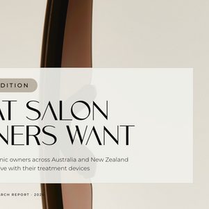 Three in four salon owners buy their treatment devices alone, and the person whose opinion counts is one suppliers never meet