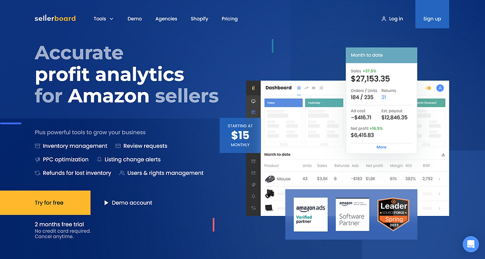 Sellerboard Profit Analytics