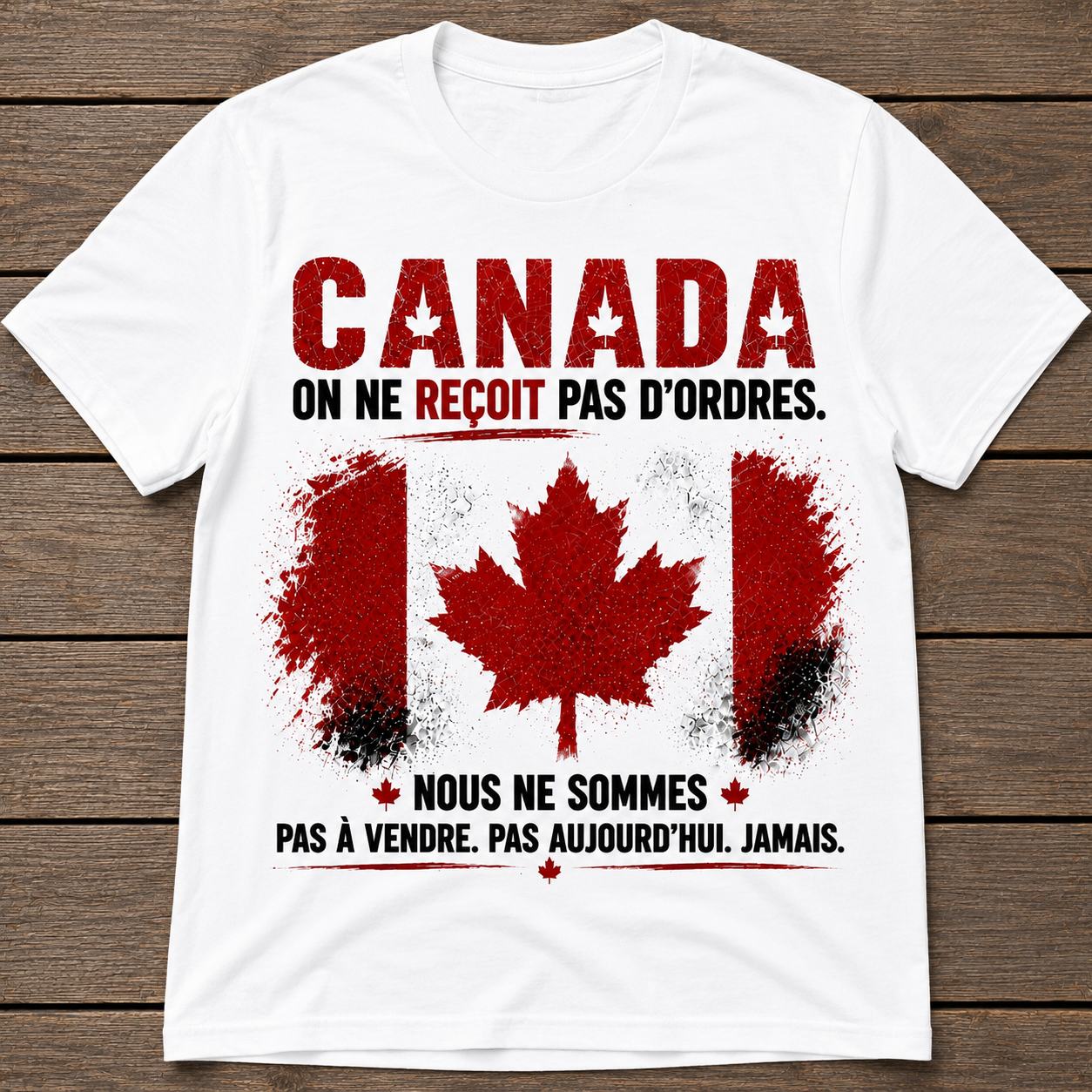Canada, On ne recoit pas d'ordres