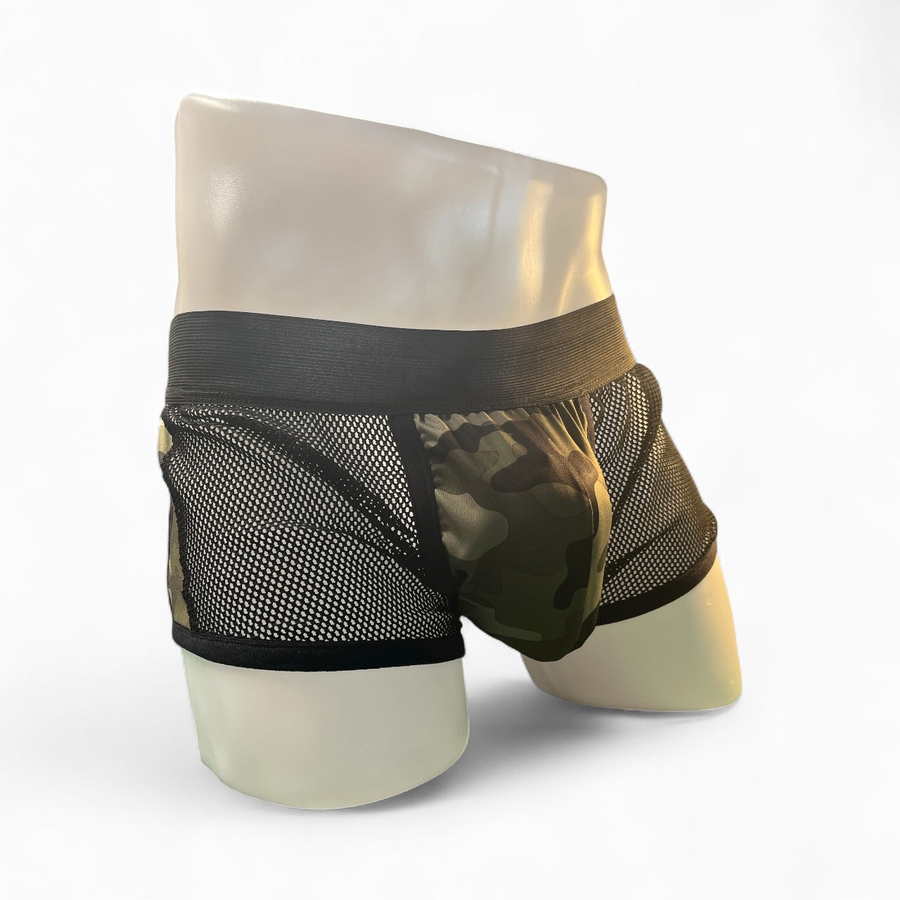 Fish Net and Camo Trunk