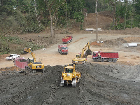 Panama - Apertura strada