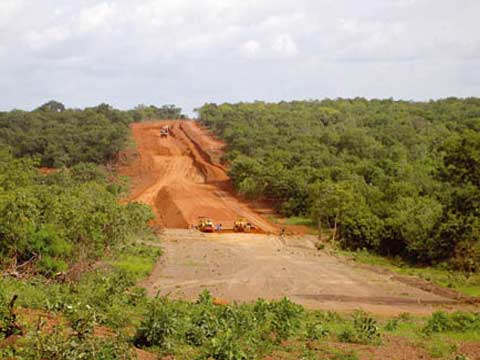 Guinea - Costruzione strada Kankan-Djelibakoro