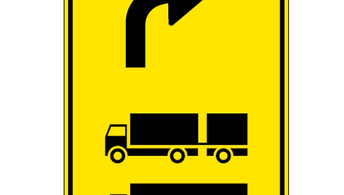 FIGURA II 410/A ART. 43

PREAVVISO DEVIAZIONE AUTOCARRI CONSIGLIATA