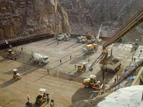 Marocco - Sidi-Said, costruzione diga