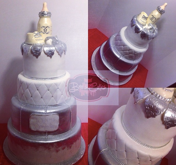 White & Silver Chanel Baby