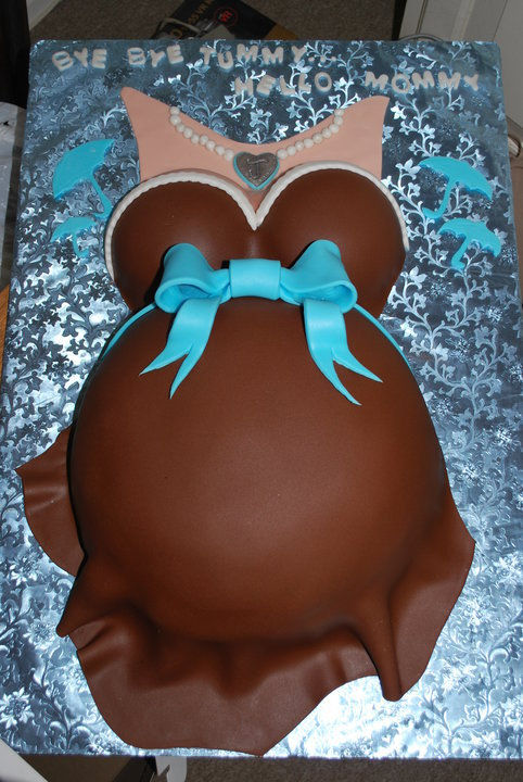 Pregnant Belly Cake