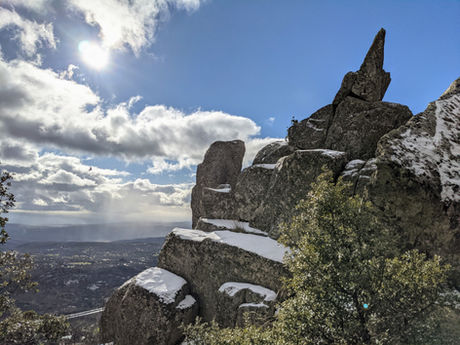 La Cabrera - Trail run in the snow