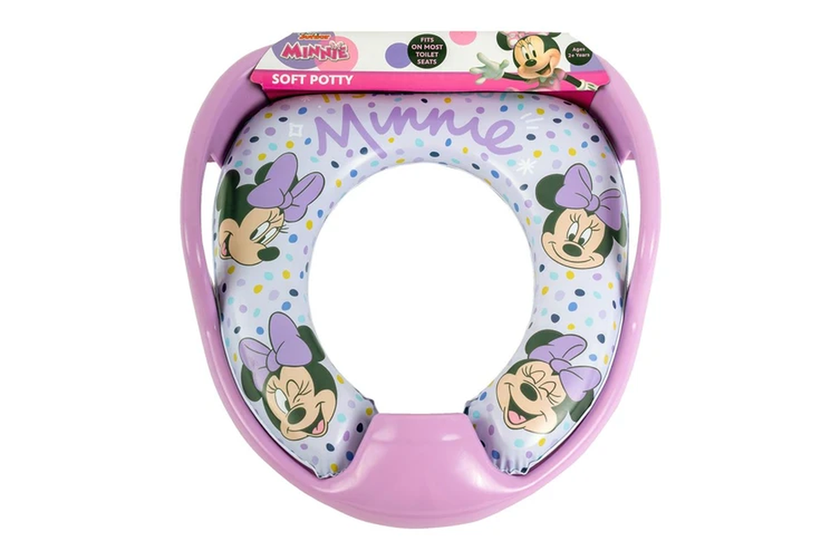 Minnie Mouse Kids Children 31X28Cm Soft Padded Potty Training Toilet Seat 2Y+