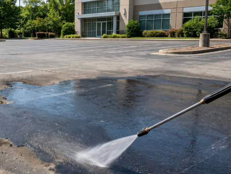 How Oil Stains Can Damage Your Commercial Parking Lot