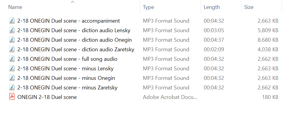 Thumbnail: Tchaikovsky "Duel Scene" - FULL PACK