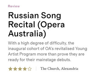 Recital review by LIMELIGHT