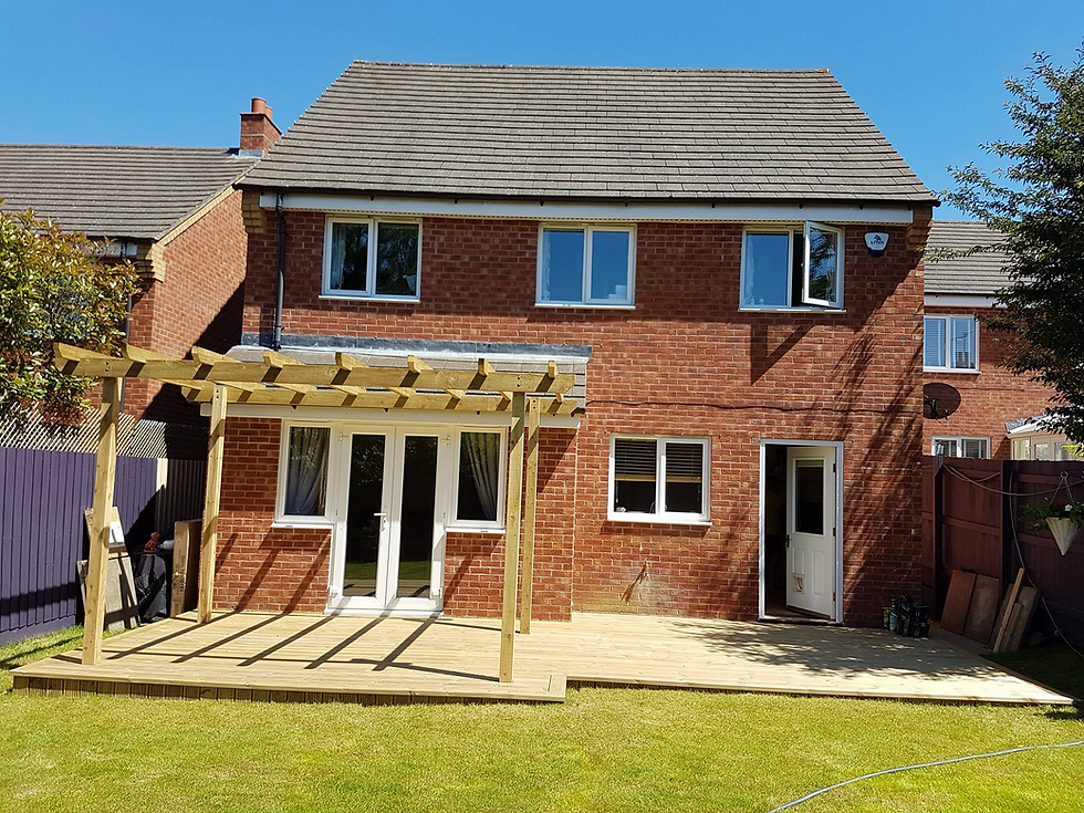 Decking and Pergola